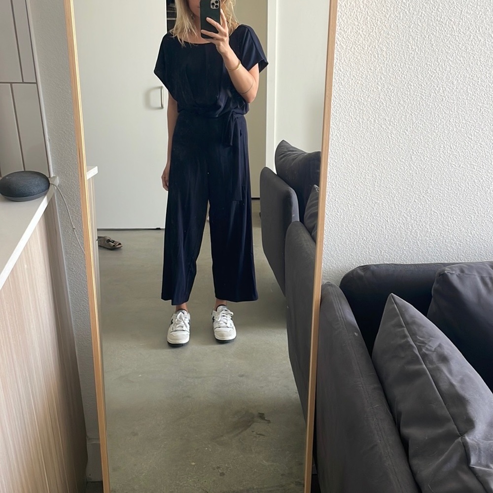 Cos navy jumpsuit